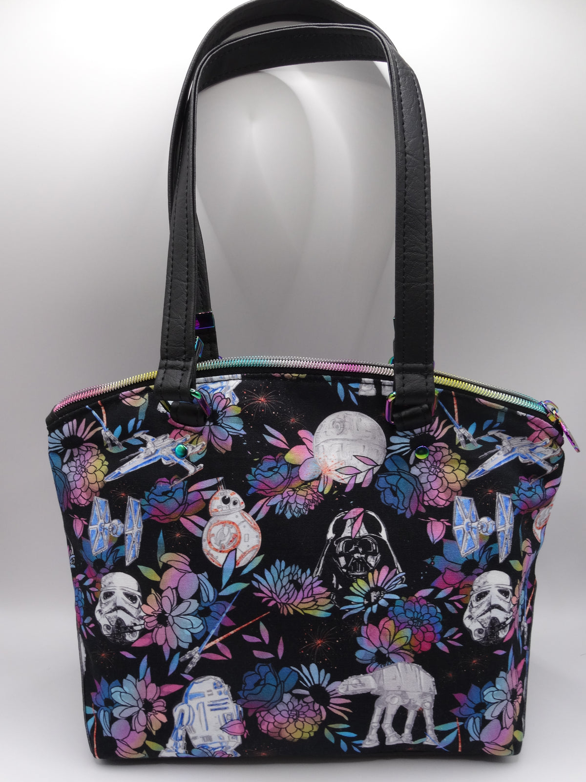 Floral Space Character Shoulder Bag