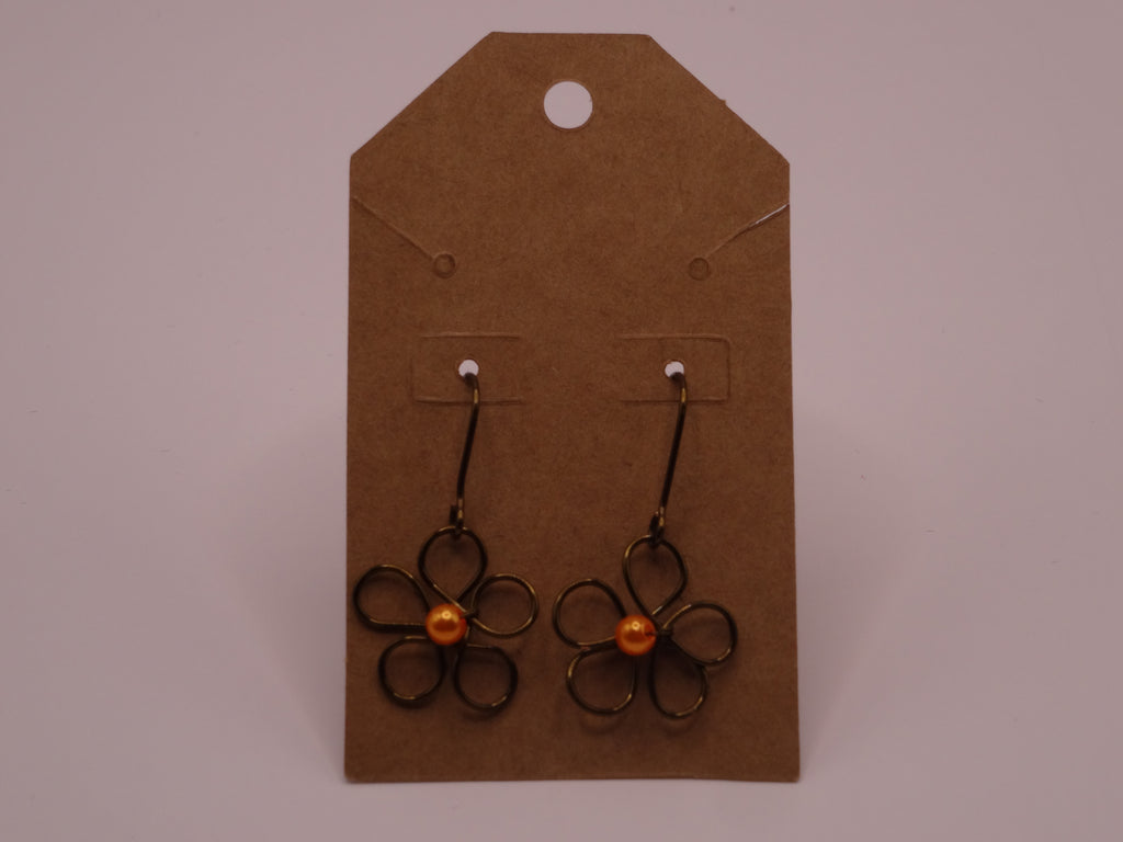 Blossom earrings - small (Bronze)