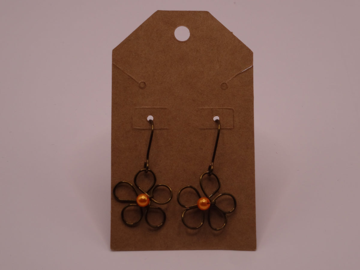Blossom earrings - small (Bronze)