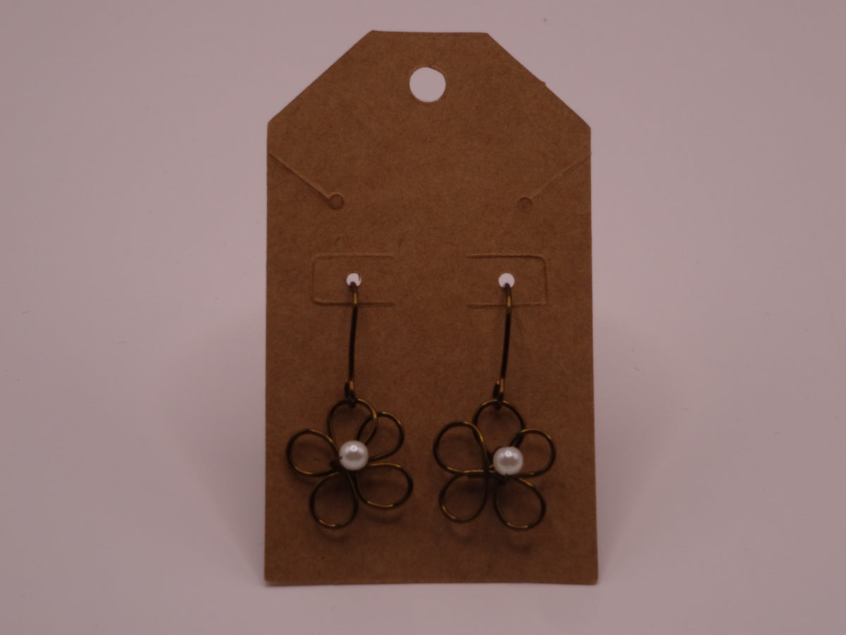 Blossom earrings - small (Bronze)
