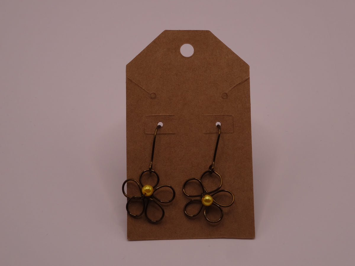 Blossom earrings - small (Bronze)