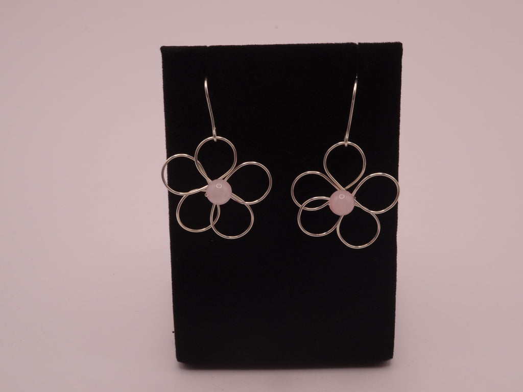 Blossom earrings - large (Silver)