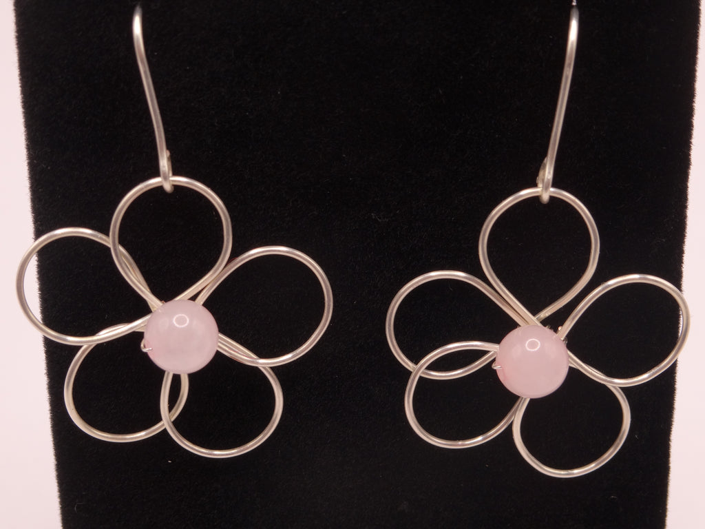 Blossom earrings - large (Silver)