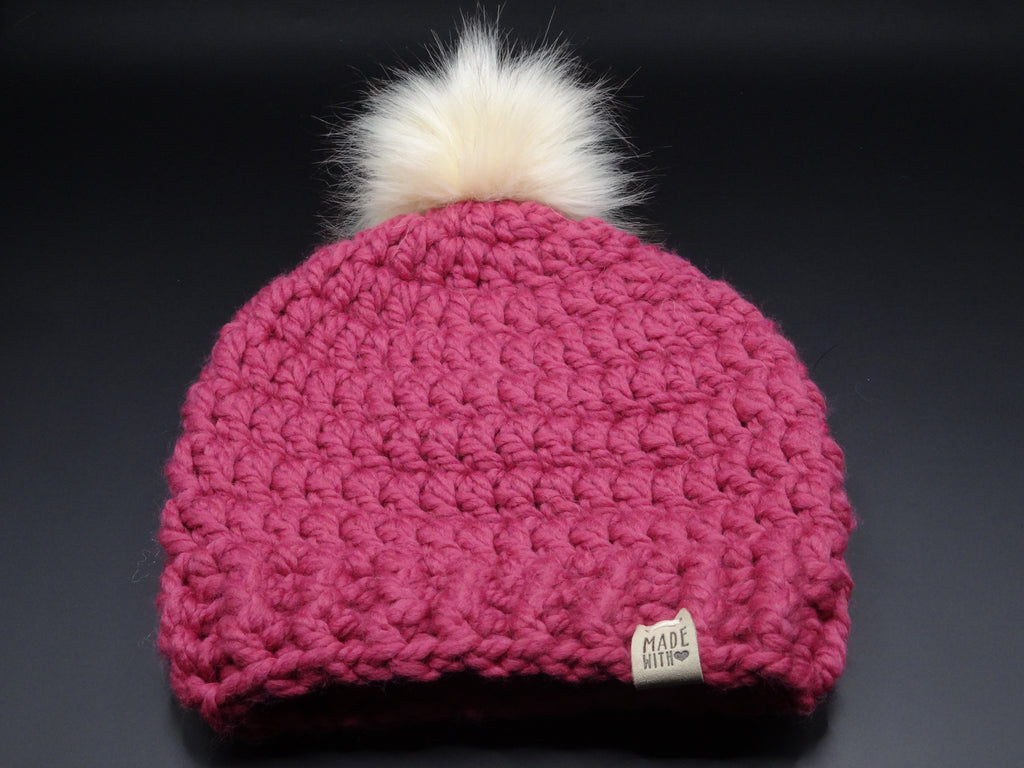 Crocheted Hat - Pink