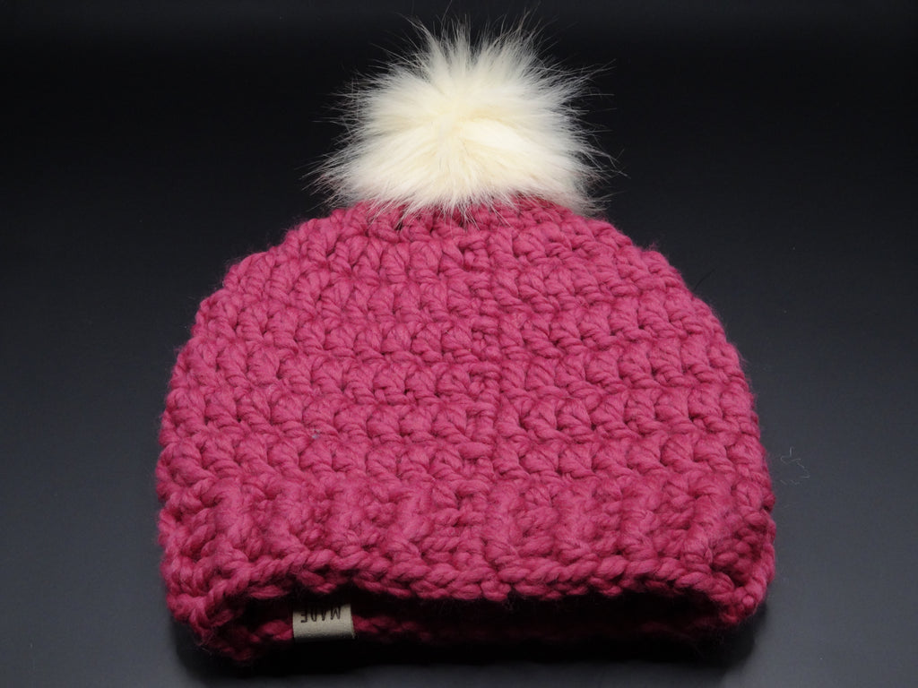 Crocheted Hat - Pink