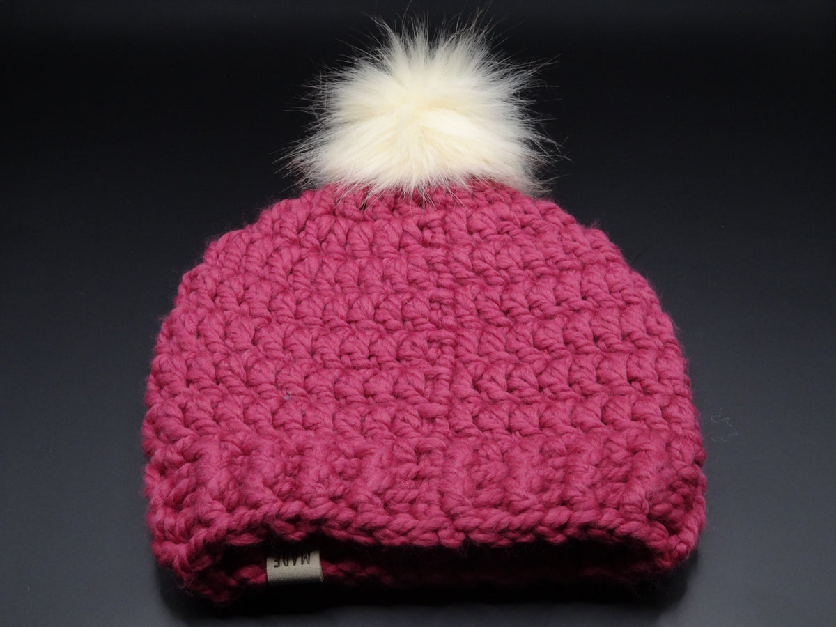 Crocheted Hat - Pink