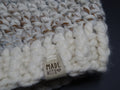 Crocheted Hat - Cream/Neutral multi-color
