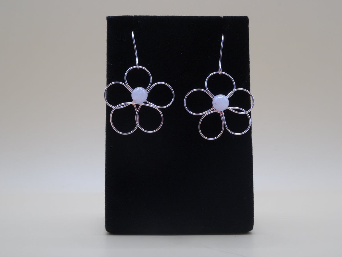 Blossom earrings - large (Rose Gold)