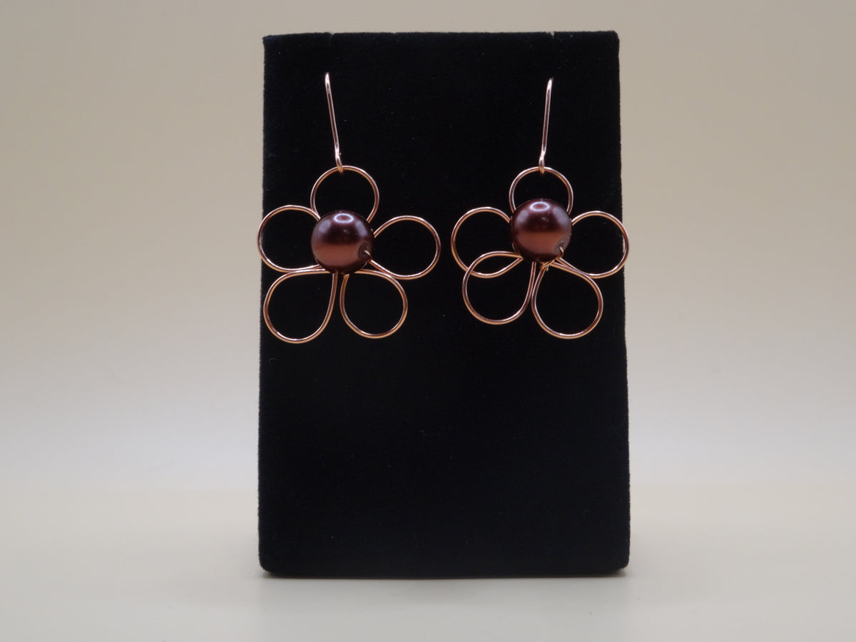 Fall Flower Earrings - large