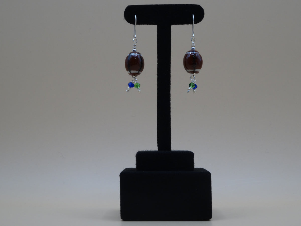 12th Man Football Earrings