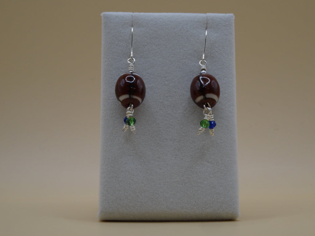 12th Man Football Earrings