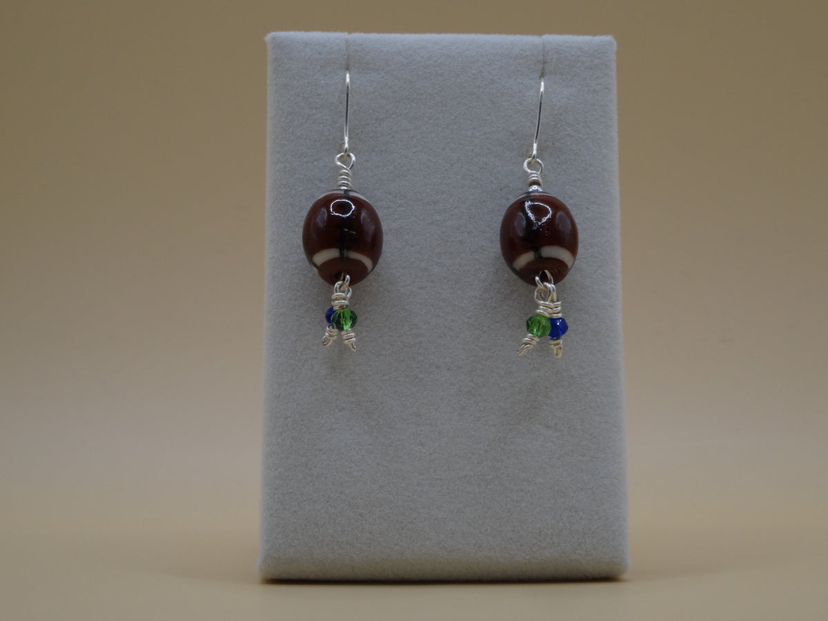 12th Man Football Earrings