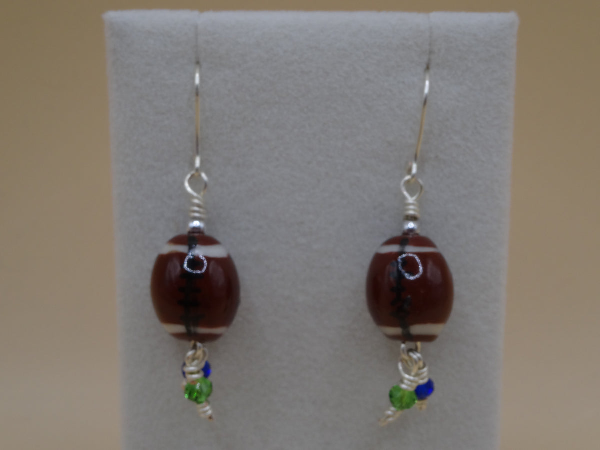 12th Man Football Earrings