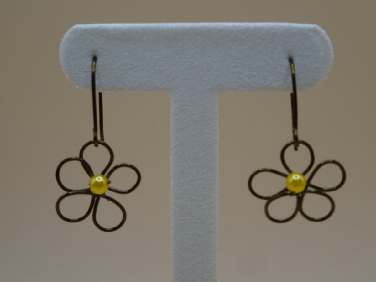 Blossom earrings - small (Bronze)