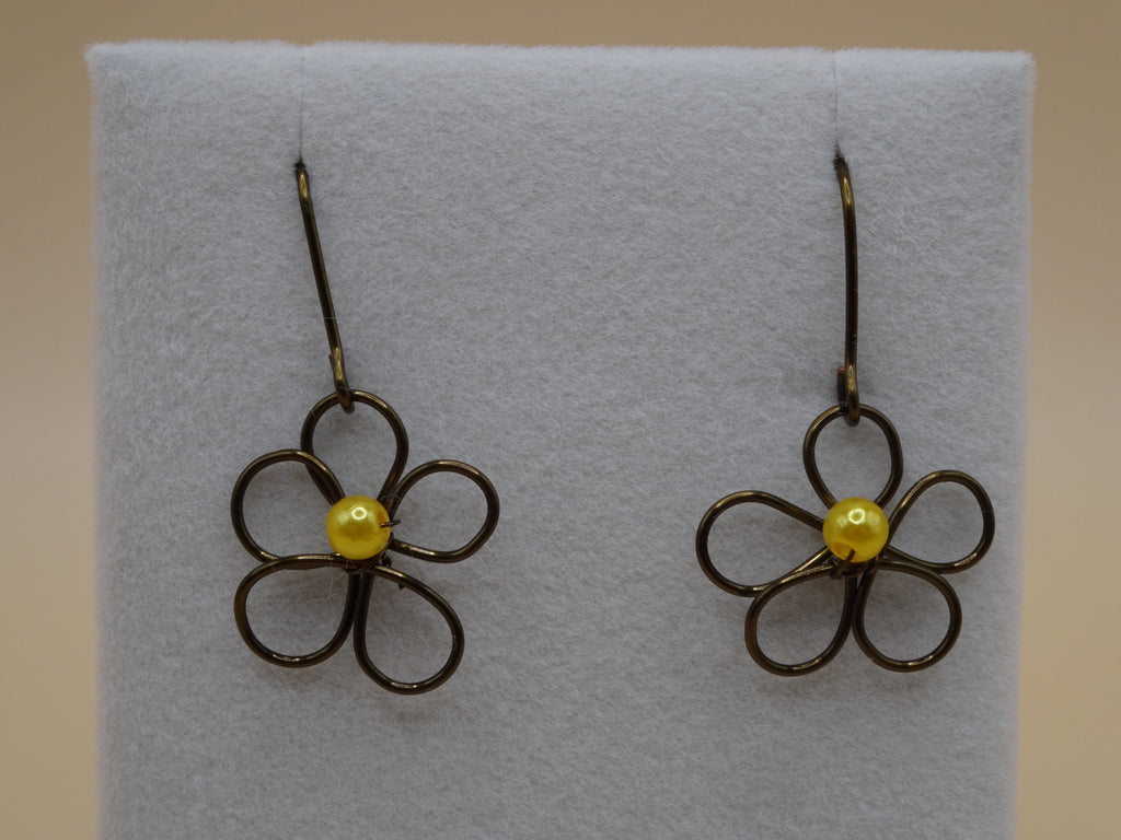 Blossom earrings - small (Bronze)