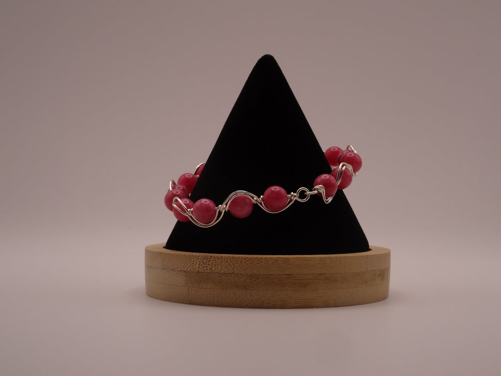 Pink whimsical bracelet