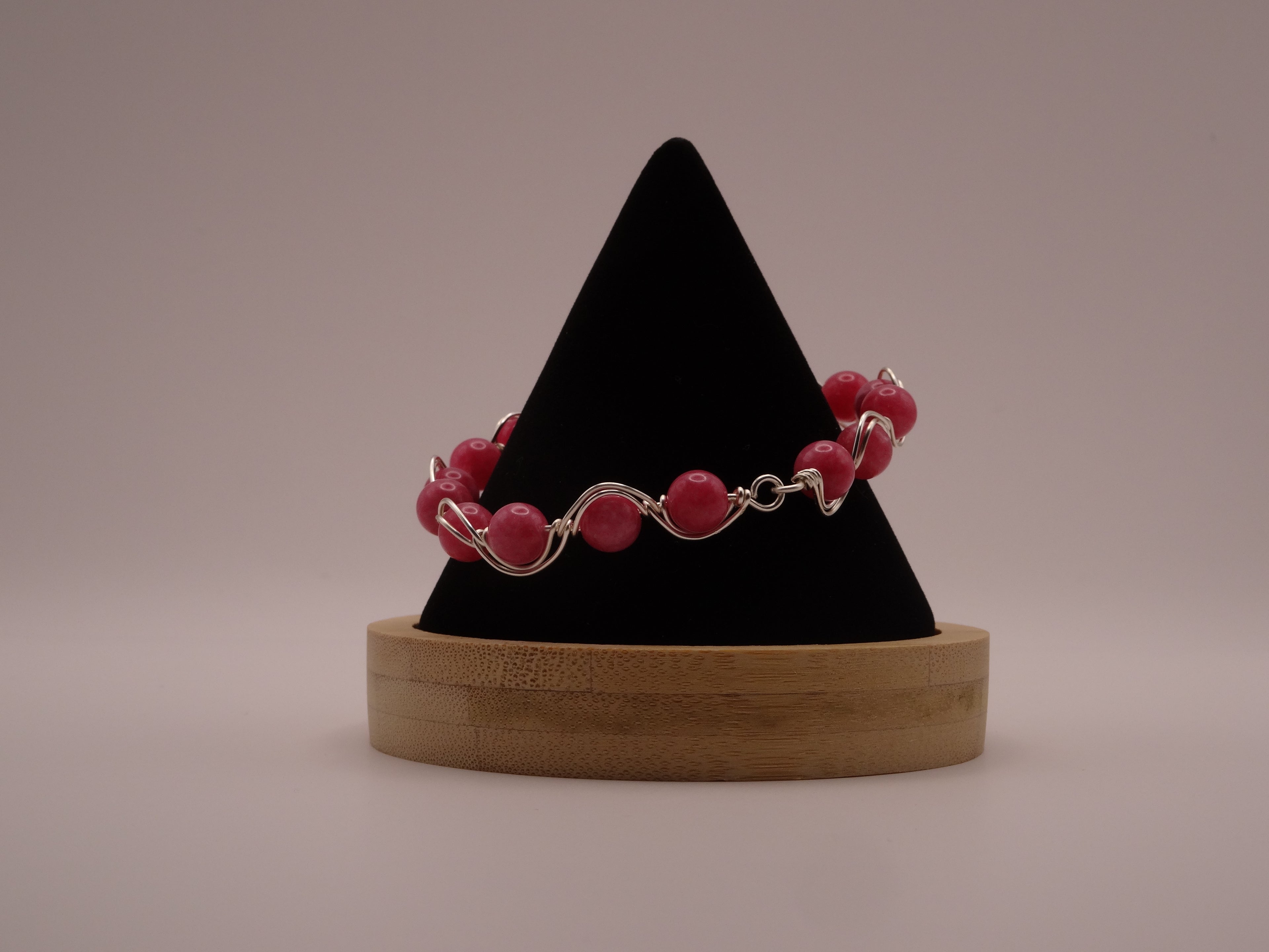 Pink whimsical bracelet